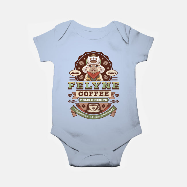 Felyne Palico Coffee Vintage-Baby-Basic-Onesie-LAGELANTEE