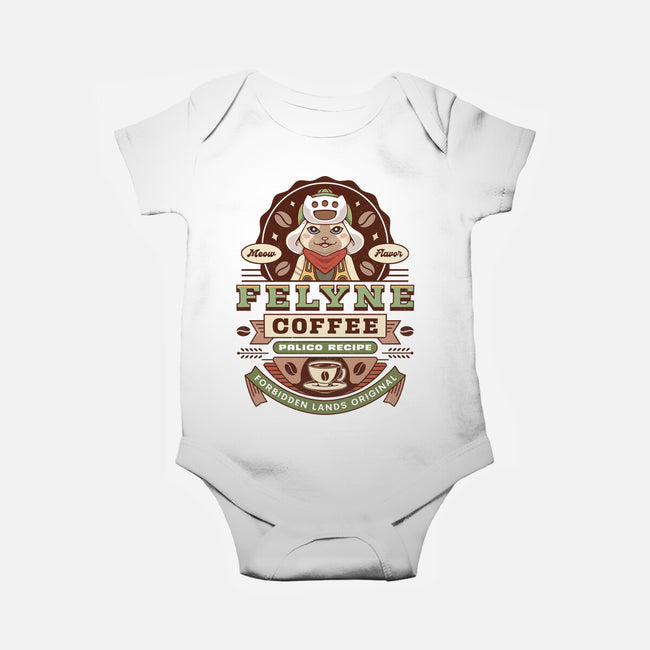 Felyne Palico Coffee Vintage-Baby-Basic-Onesie-LAGELANTEE