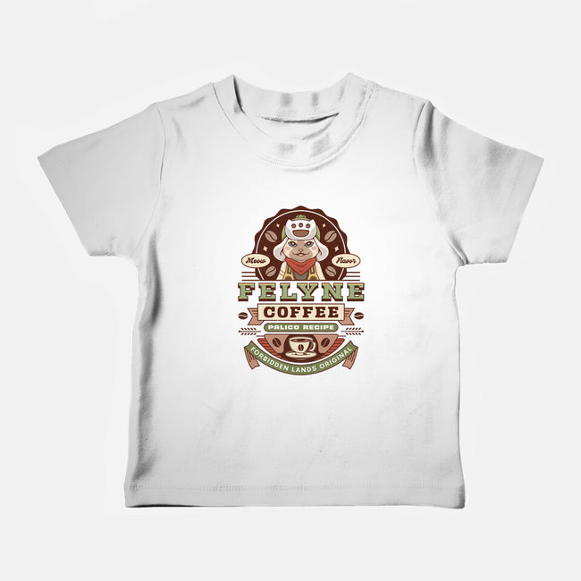 Felyne Palico Coffee Vintage-Baby-Basic-Tee-LAGELANTEE