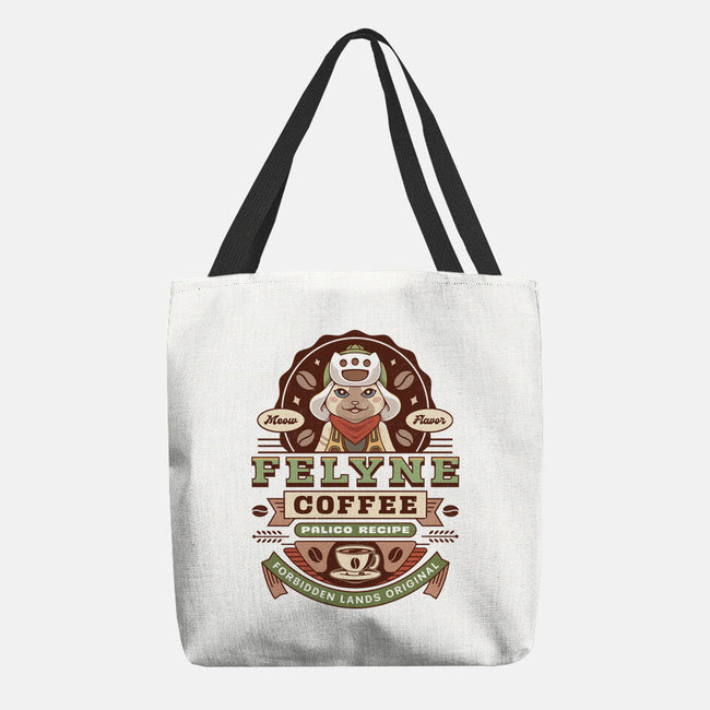 Felyne Palico Coffee Vintage-None-Basic Tote-Bag-LAGELANTEE