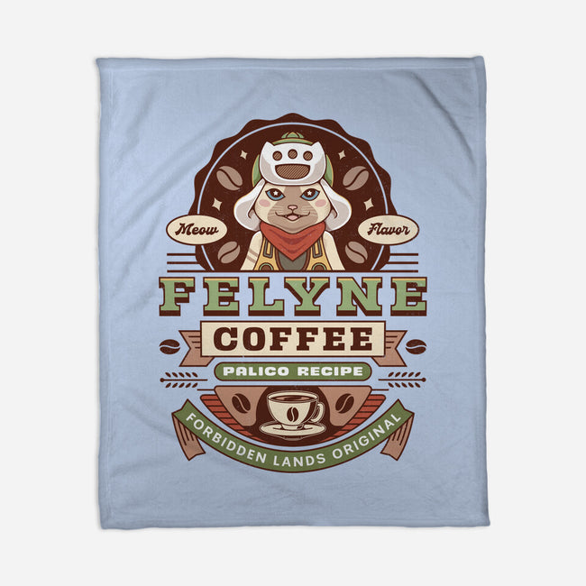 Felyne Palico Coffee Vintage-None-Fleece-Blanket-LAGELANTEE