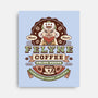 Felyne Palico Coffee Vintage-None-Stretched-Canvas-LAGELANTEE