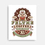 Felyne Palico Coffee Vintage-None-Stretched-Canvas-LAGELANTEE
