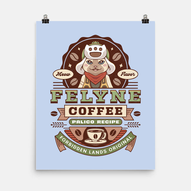 Felyne Palico Coffee Vintage-None-Matte-Poster-LAGELANTEE