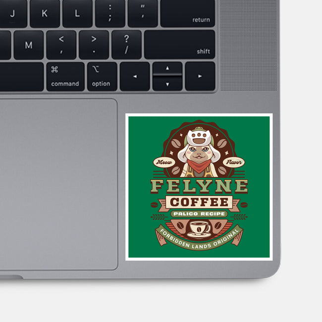 Felyne Palico Coffee Vintage-None-Glossy-Sticker-LAGELANTEE
