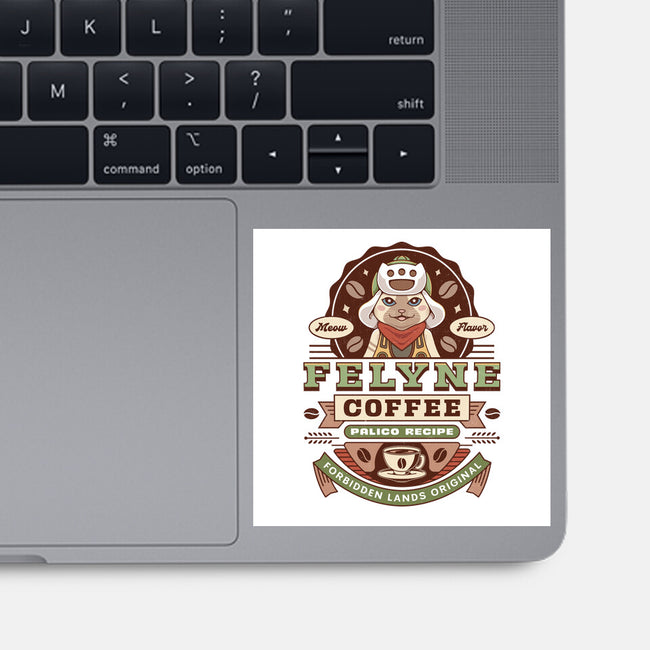 Felyne Palico Coffee Vintage-None-Glossy-Sticker-LAGELANTEE