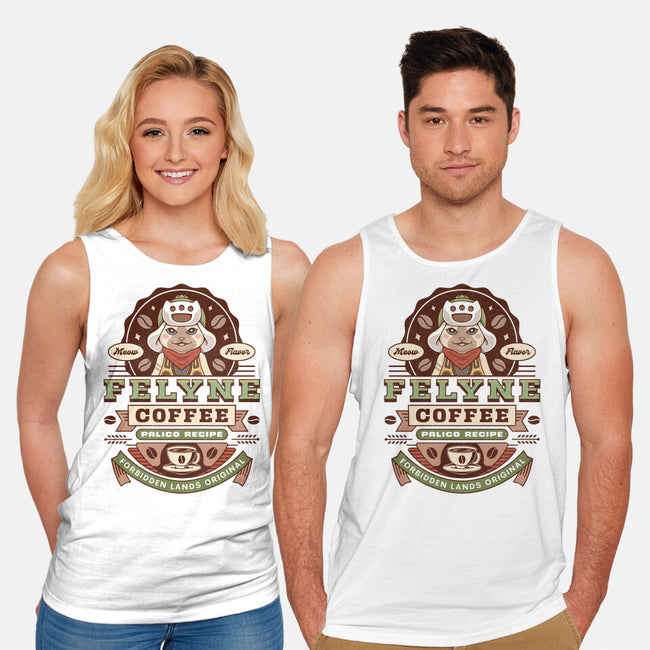 Felyne Palico Coffee Vintage-Unisex-Basic-Tank-LAGELANTEE