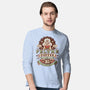 Felyne Palico Coffee Vintage-Mens-Long Sleeved-Tee-LAGELANTEE