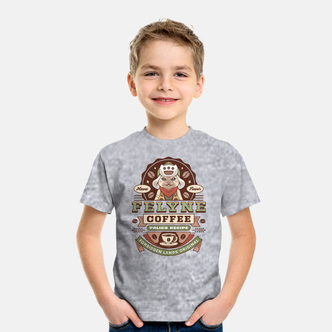 Felyne Palico Coffee Vintage-Youth-Basic-Tee-LAGELANTEE