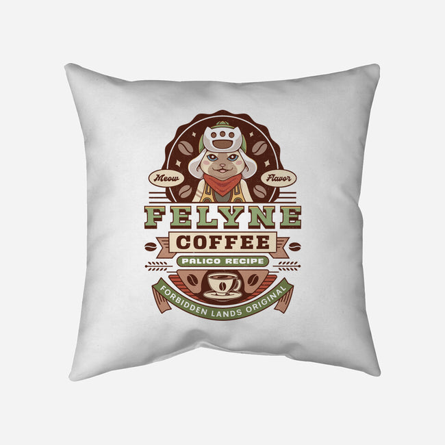Felyne Palico Coffee Vintage-None-Removable Cover w Insert-Throw Pillow-LAGELANTEE