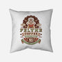 Felyne Palico Coffee Vintage-None-Removable Cover w Insert-Throw Pillow-LAGELANTEE