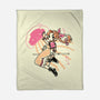 Jellyfish Girl-None-Fleece-Blanket-naomori