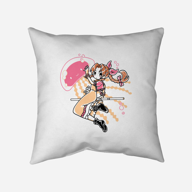 Jellyfish Girl-None-Removable Cover w Insert-Throw Pillow-naomori
