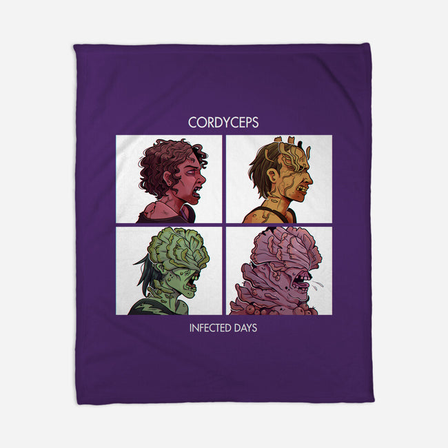 Cordyceps Infected Days-None-Fleece-Blanket-Zaia Bloom