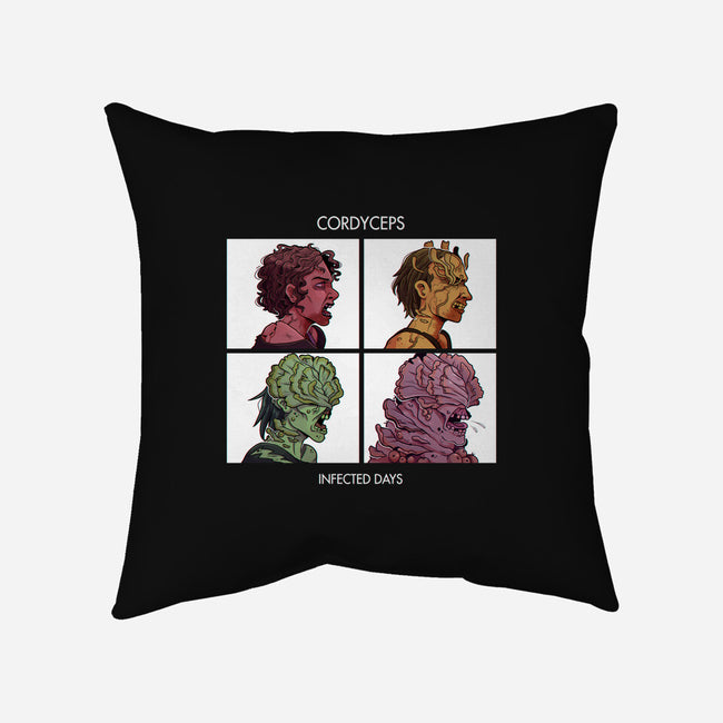 Cordyceps Infected Days-None-Removable Cover w Insert-Throw Pillow-Zaia Bloom