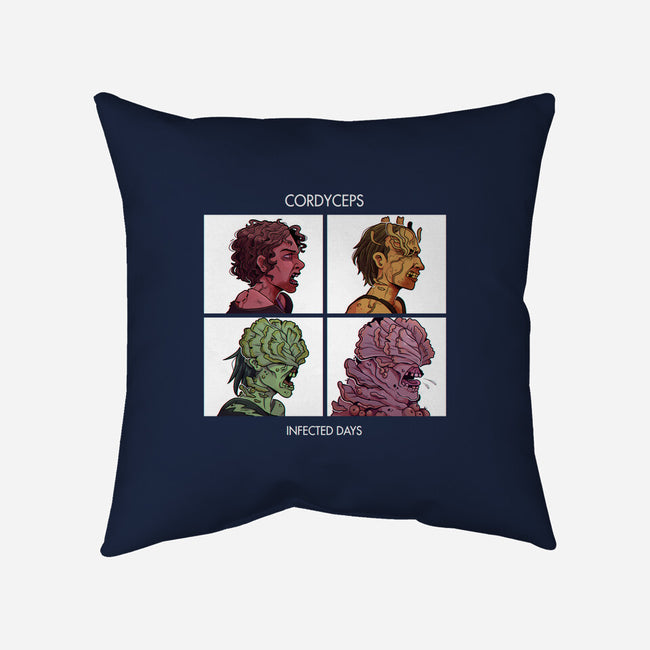 Cordyceps Infected Days-None-Removable Cover w Insert-Throw Pillow-Zaia Bloom