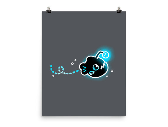 Swimming Anglerfish