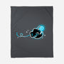 Swimming Anglerfish-None-Fleece-Blanket-NemiMakeit