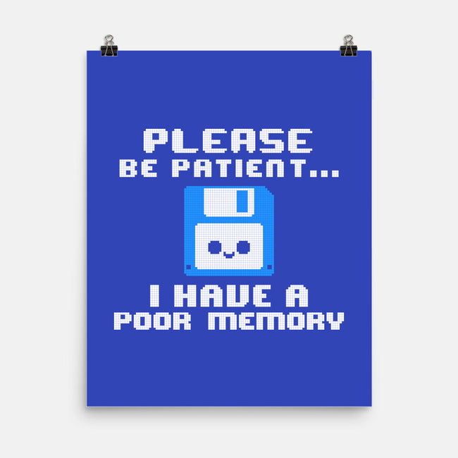 Floppy Poor Memory-None-Matte-Poster-NemiMakeit