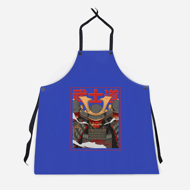 Shadow Samurai-Unisex-Kitchen-Apron-hirolabs
