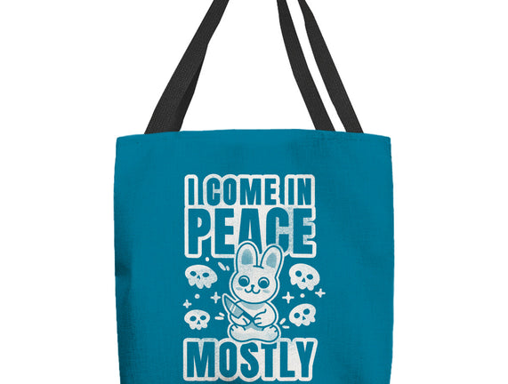 I Come In Peace Mostly