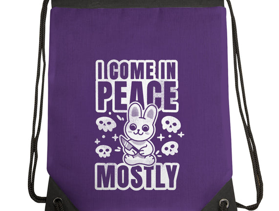 I Come In Peace Mostly