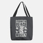 I Come In Peace Mostly-None-Basic Tote-Bag-FunkVampire