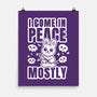 I Come In Peace Mostly-None-Matte-Poster-FunkVampire