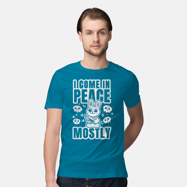 I Come In Peace Mostly-Mens-Premium-Tee-FunkVampire