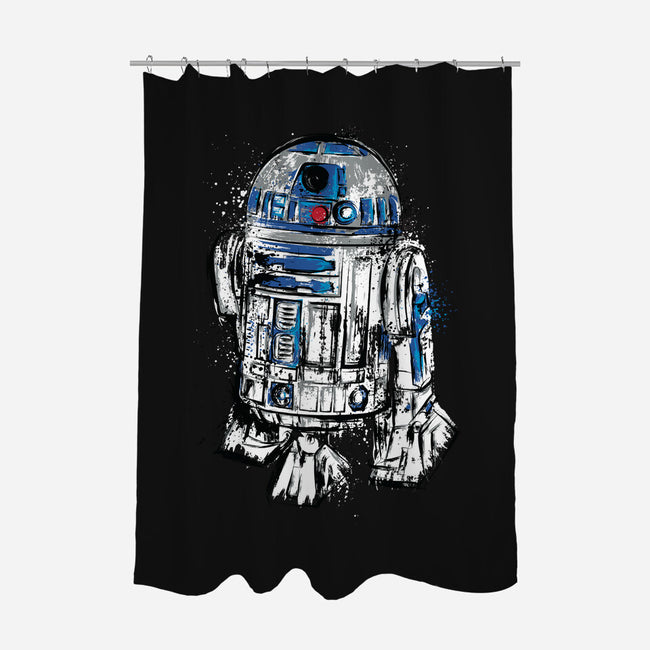 More Than A Droid-None-Polyester-Shower Curtain-DrMonekers