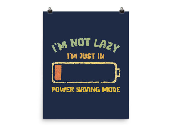 I'm In Power Saving Mode