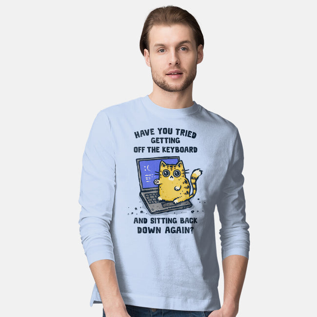 Certified IT Paw-fessional-Mens-Long Sleeved-Tee-kg07