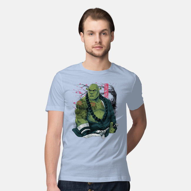 Samurai Ogre-Mens-Premium-Tee-Bruno Mota