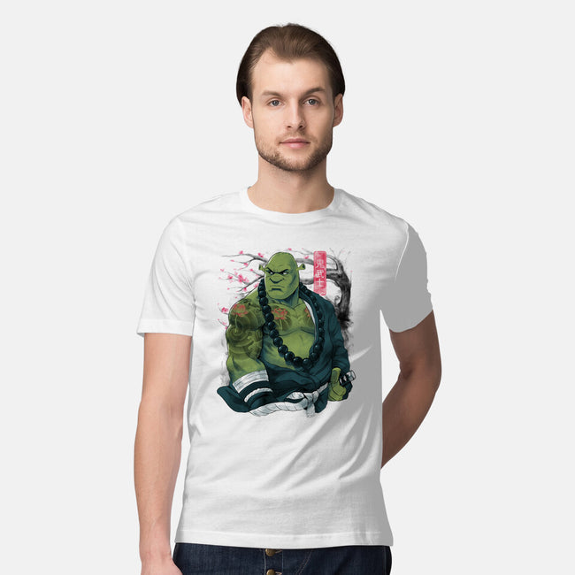 Samurai Ogre-Mens-Premium-Tee-Bruno Mota