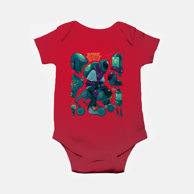 Solar Rider-Baby-Basic-Onesie-Bruno Mota