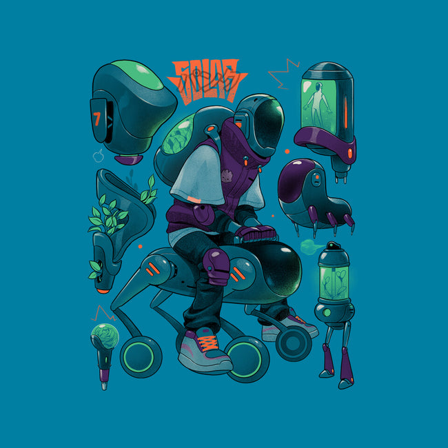 Solar Rider-None-Stretched-Canvas-Bruno Mota