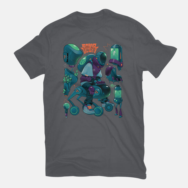 Solar Rider-Womens-Basic-Tee-Bruno Mota
