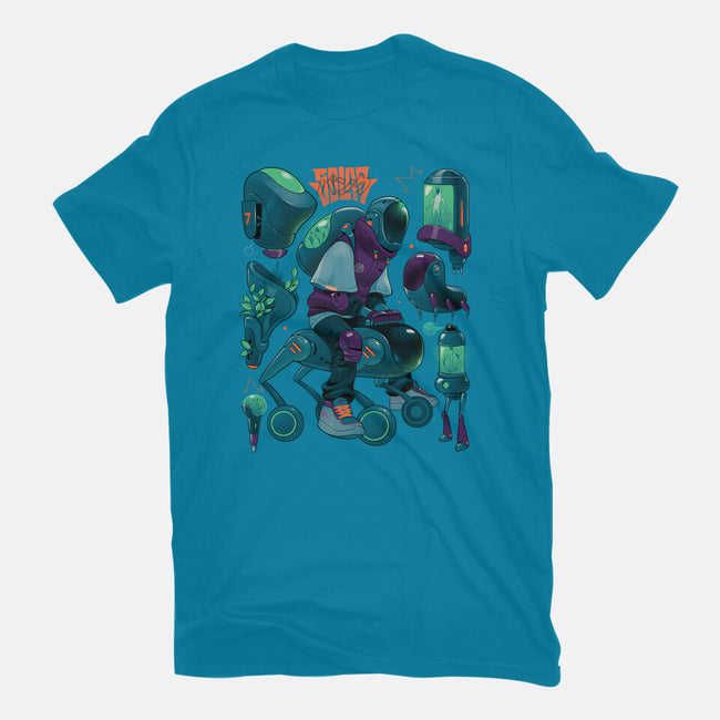 Solar Rider-Womens-Basic-Tee-Bruno Mota