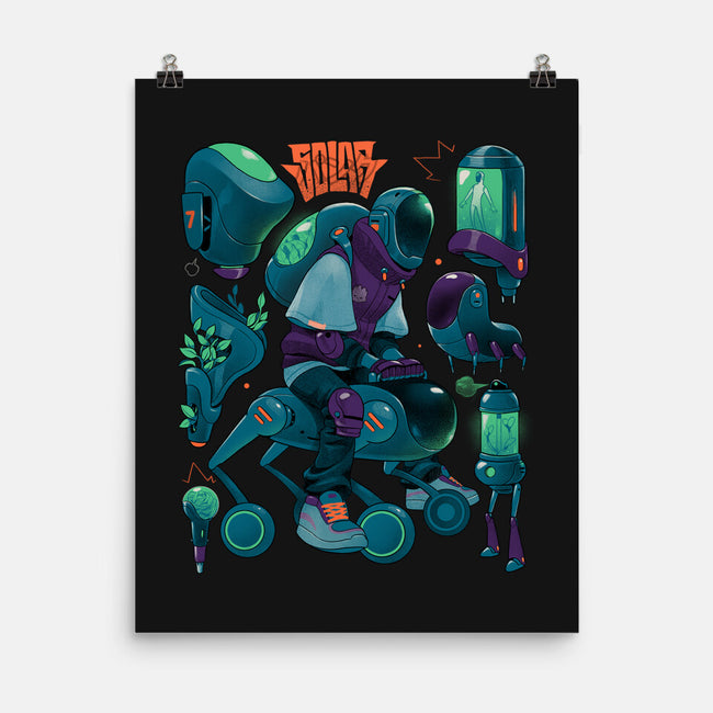 Solar Rider-None-Matte-Poster-Bruno Mota