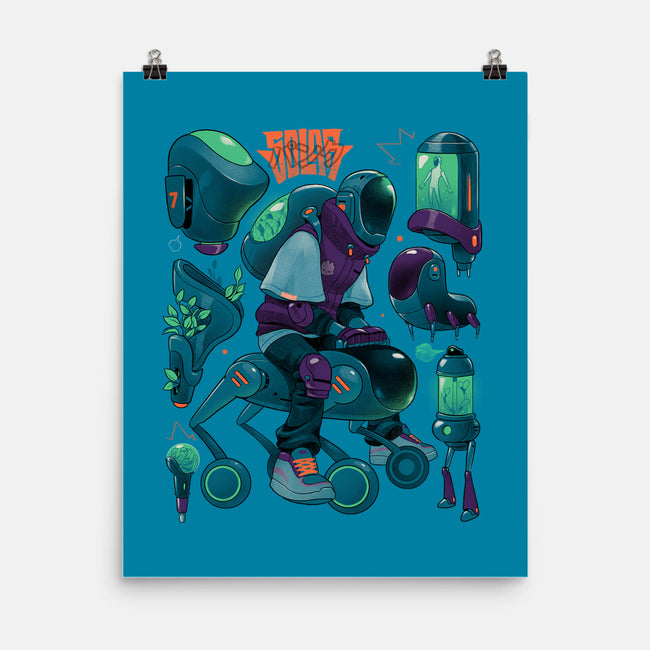 Solar Rider-None-Matte-Poster-Bruno Mota