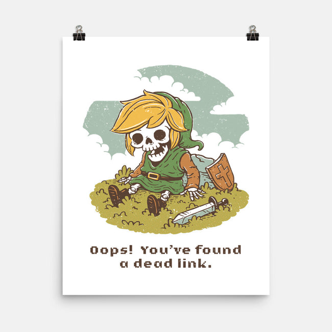 Dead Link Error-None-Matte-Poster-dfonseca