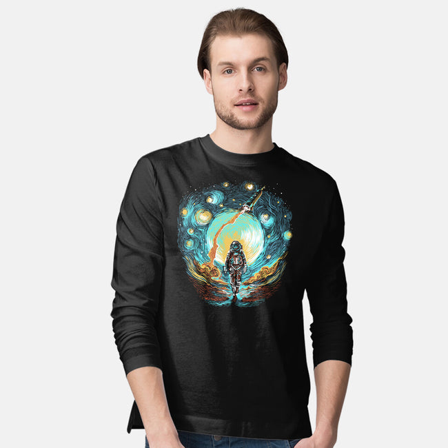 Starry Walk-Mens-Long Sleeved-Tee-zascanauta