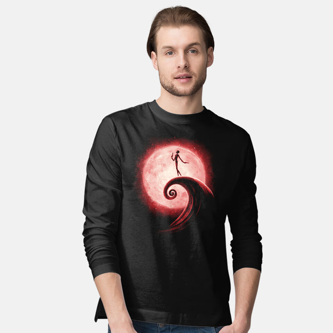 Red Nightmare-Mens-Long Sleeved-Tee-teesgeex