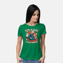 Hang In There It Gets Worse-Womens-Basic-Tee-RoboMega