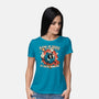 Hang In There It Gets Worse-Womens-Basic-Tee-RoboMega