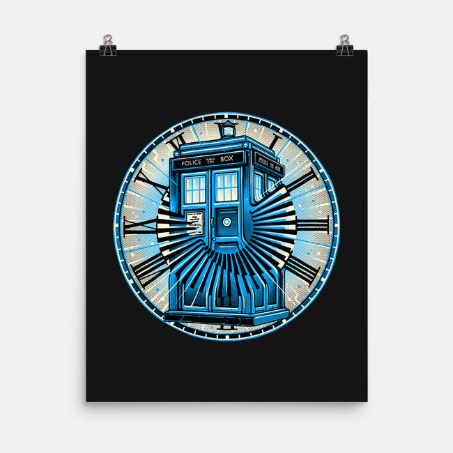 Time Travel In A Box-None-Matte-Poster-momma_gorilla
