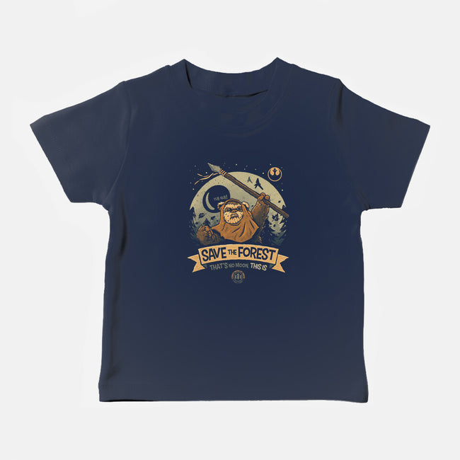 Save The Forest Moon-Baby-Basic-Tee-teesgeex