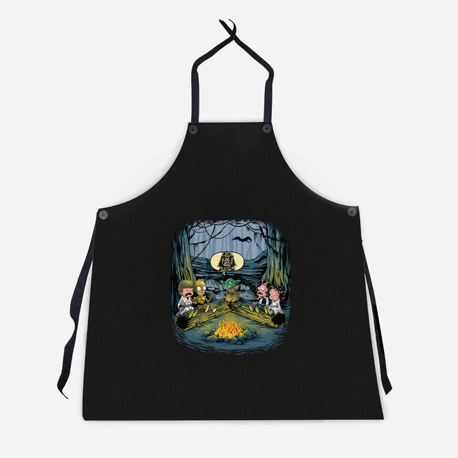 Beware Of The Dark Side-Unisex-Kitchen-Apron-zascanauta