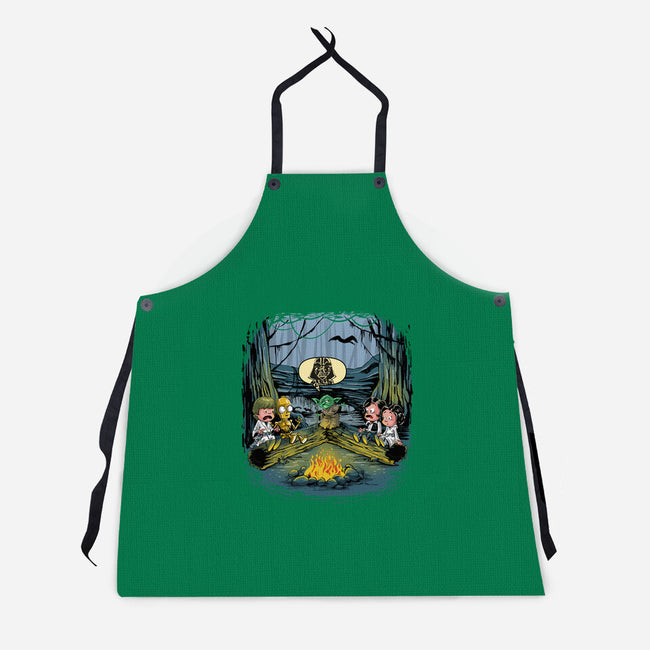 Beware Of The Dark Side-Unisex-Kitchen-Apron-zascanauta