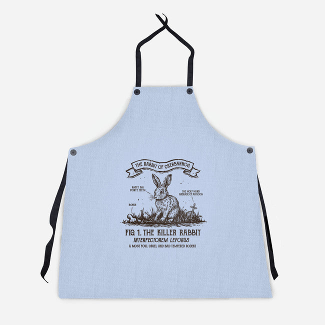The Rabbit Of Caerbannog-Unisex-Kitchen-Apron-kg07